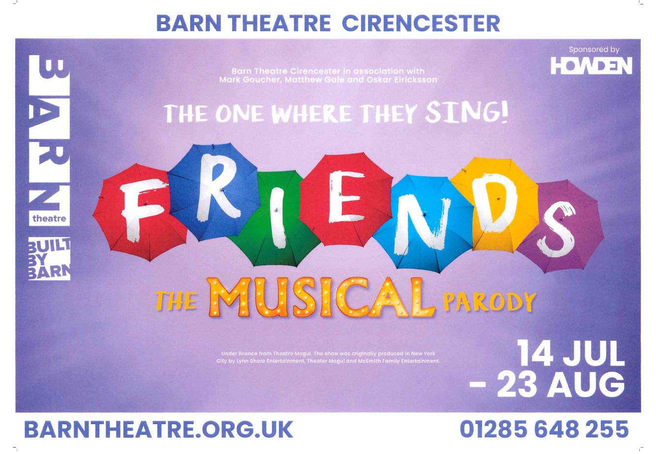 The Barn Theatre - Friends The Musical Parody